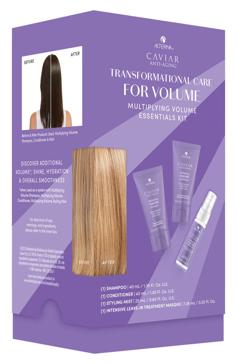 ALTERNA<sup>®</sup> Caviar Anti-Aging Volume Trial Kit $36 Value, Alternate, color, 