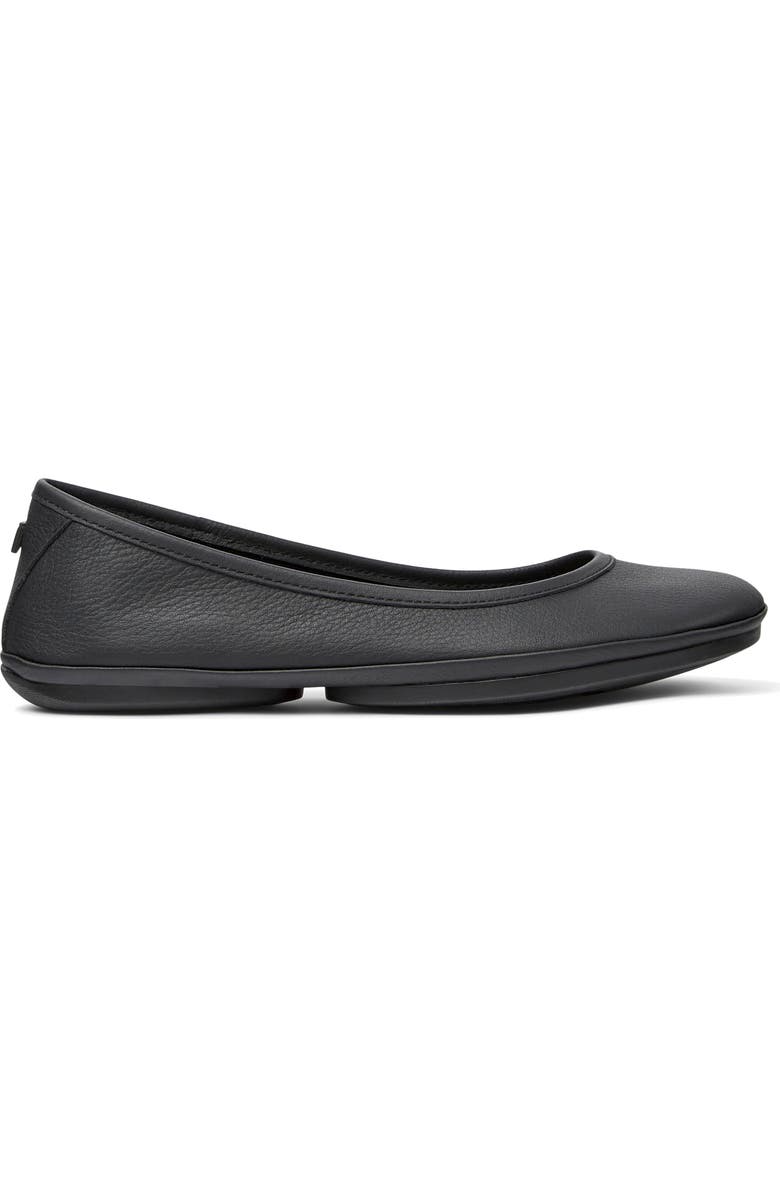 Camper Right Nina Ballet Flat, Alternate, color, Black
