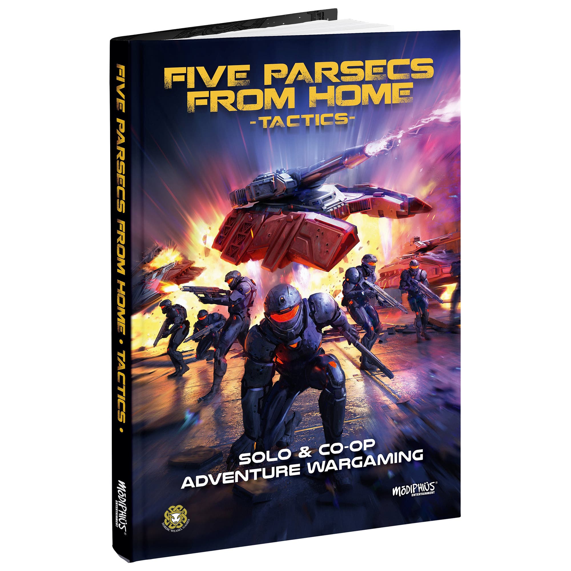 Modiphius Entertainment Five Parsecs From Home Tactics Hardcover Rpg Book in Multicolored 