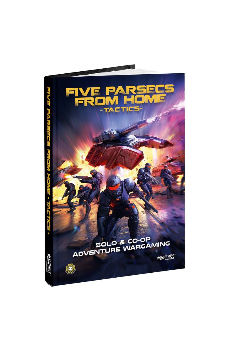 Modiphius Entertainment Five Parsecs From Home Tactics Hardcover Rpg Book, Main, color, Multicolored