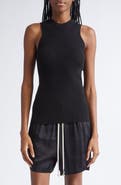 Rick Owens Maglia Wool Rib Tank