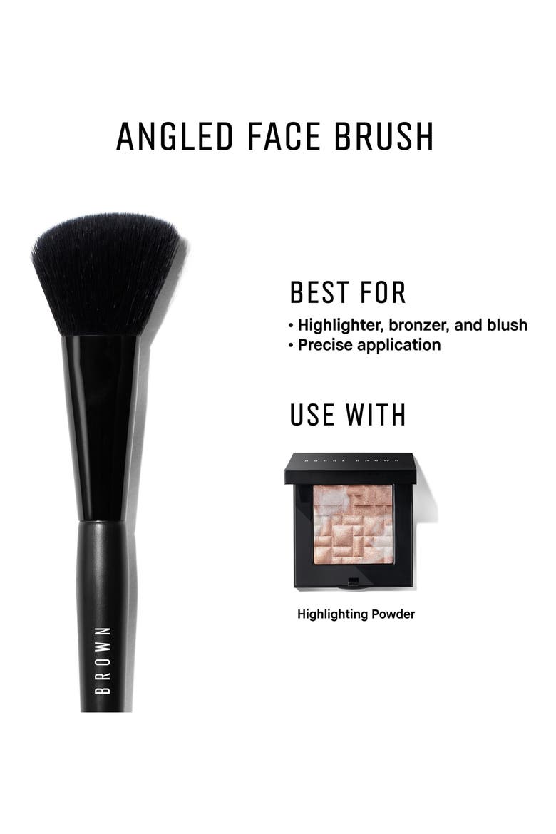 Angled Face Makeup Brush, Alternate, color, NO COLOR