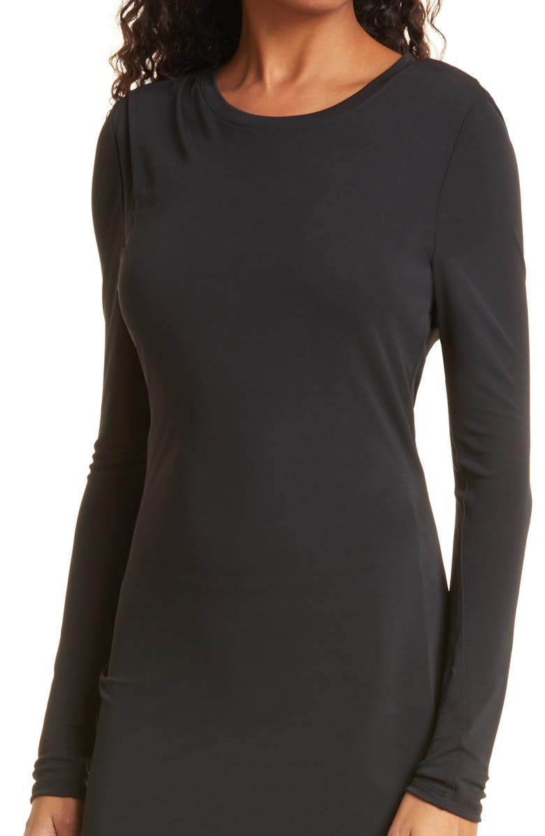 rag & bone Poppy Draped Mini Dress, Alternate, color, 