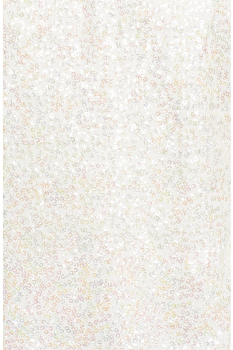 sequin front sweater, Alternate, color, CREME