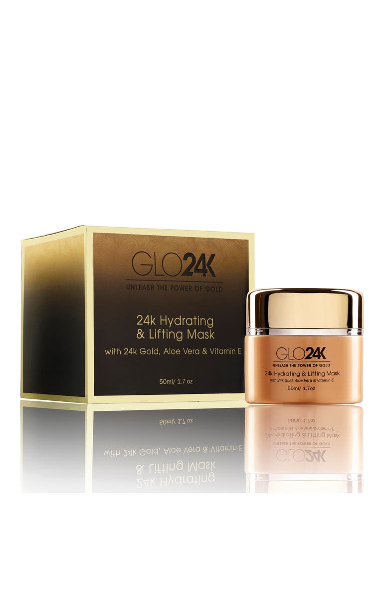 GLO24K UNLEASH THE POWER OF GOLD 24k Hydrating & Lifting Mask, Alternate, color, Na