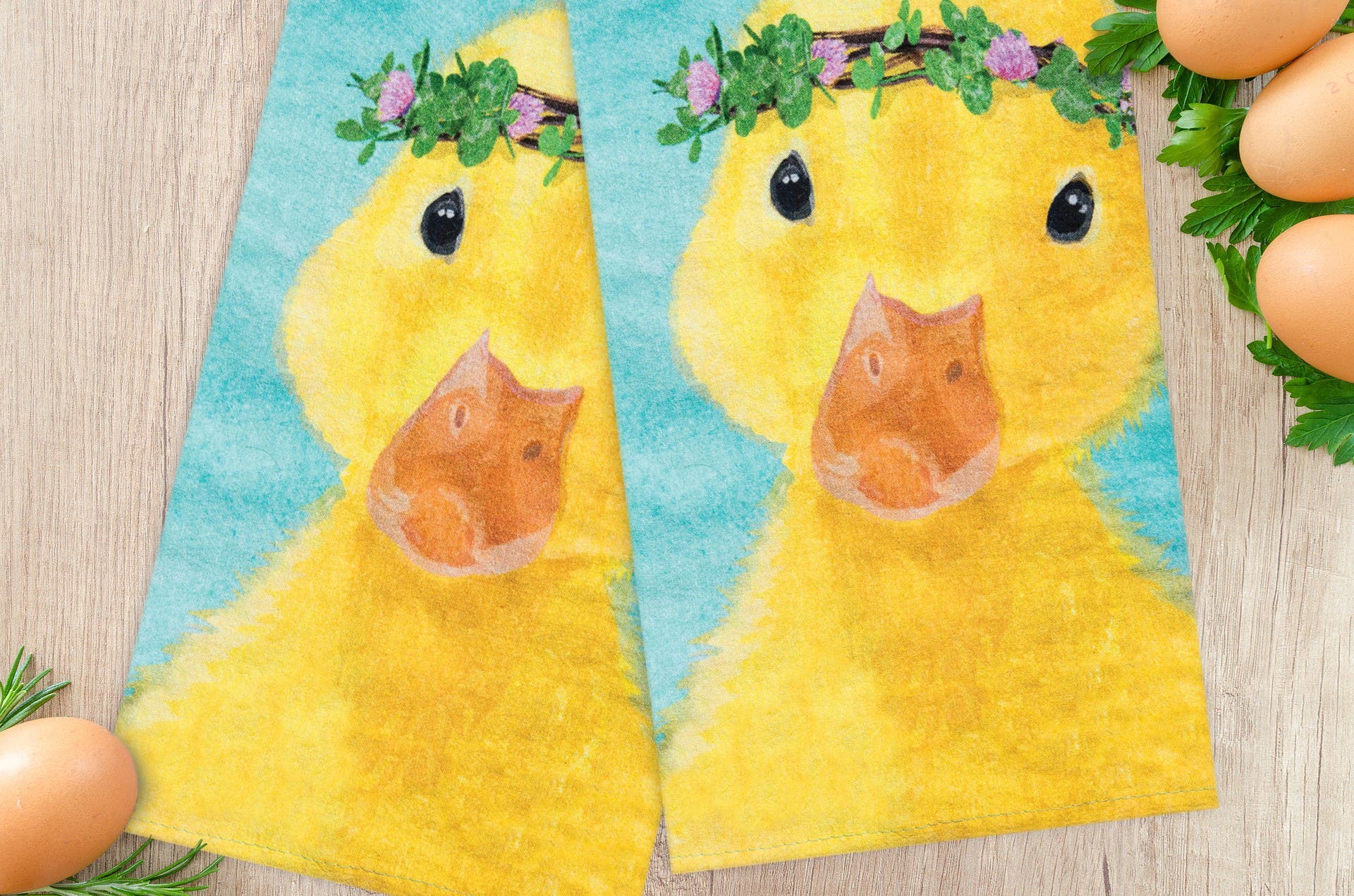 C&F Home Duckling Kitchen Dishtowel