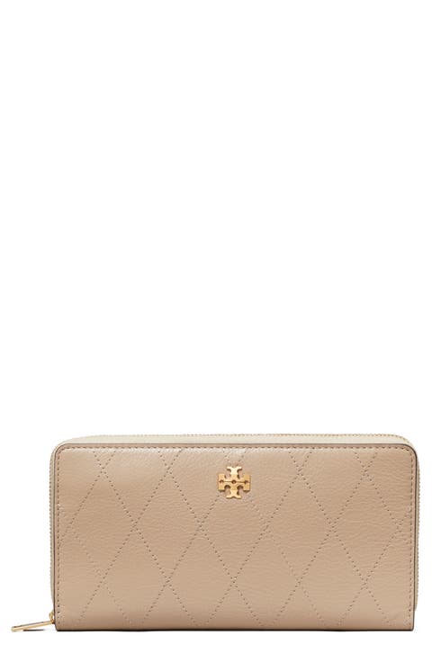 Charlie Leather Continental Zip Wallet