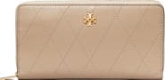 Tory Burch Charlie Leather Continental Zip Wallet