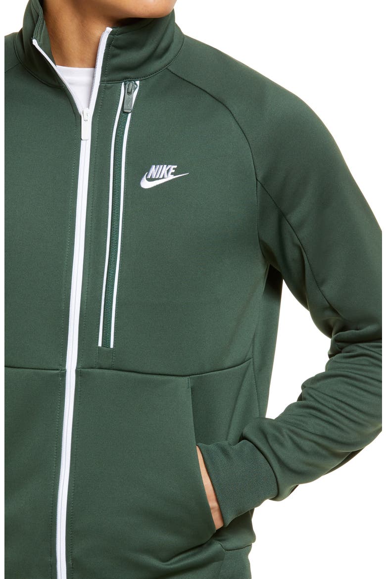 Sportswear N98 Tribute Track Jacket, Alternate, color, GALACTIC JADE/ WHITE