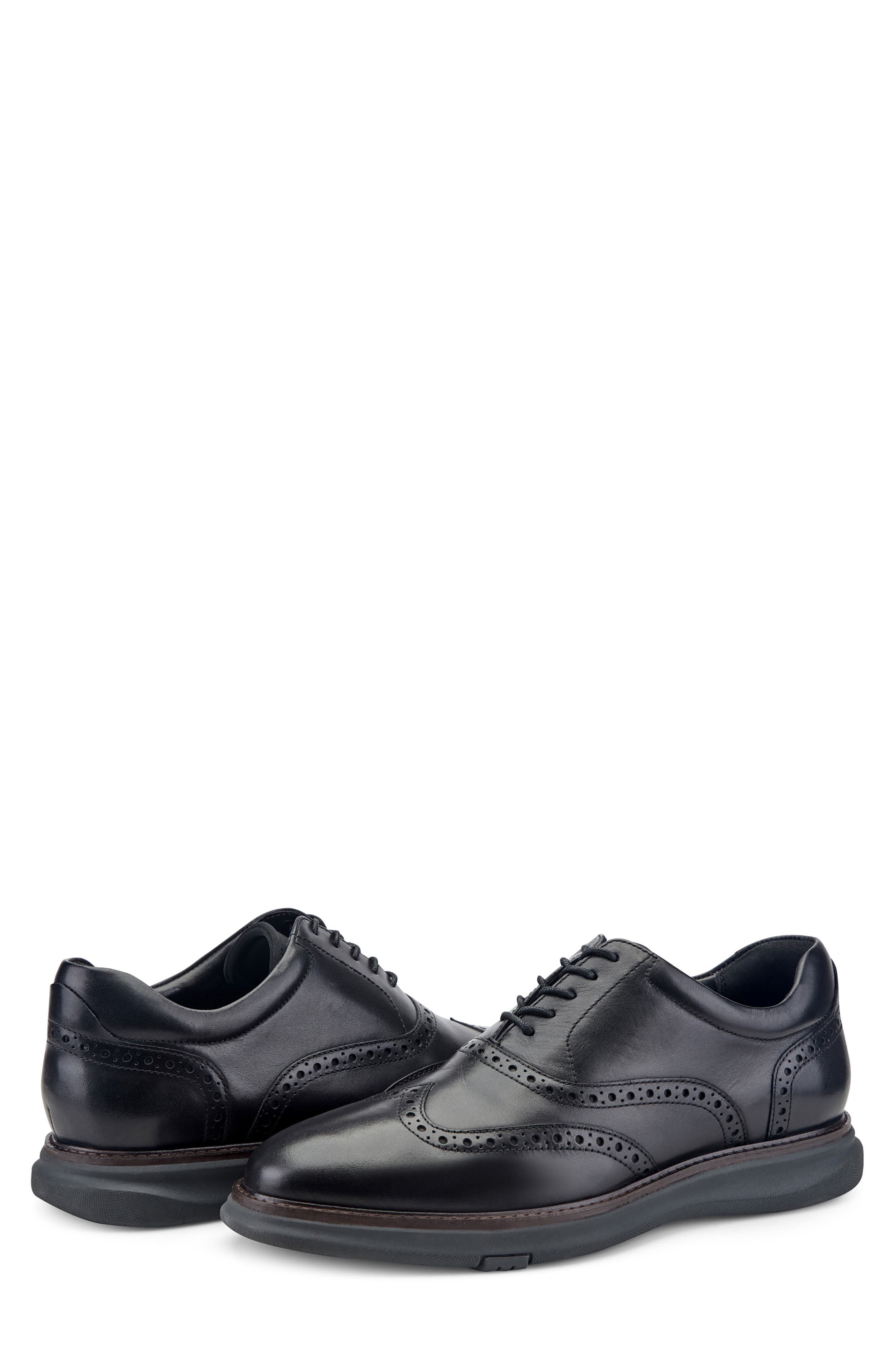Kenneth Cole New York Lendal Wingtip Oxford, Alternate, color, Black/ Charcoal