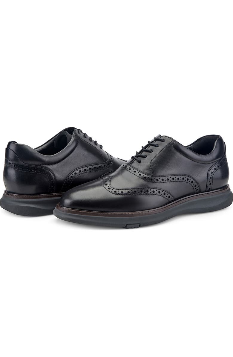 Kenneth Cole New York Lendal Wingtip Oxford, Alternate, color, Black/ Charcoal