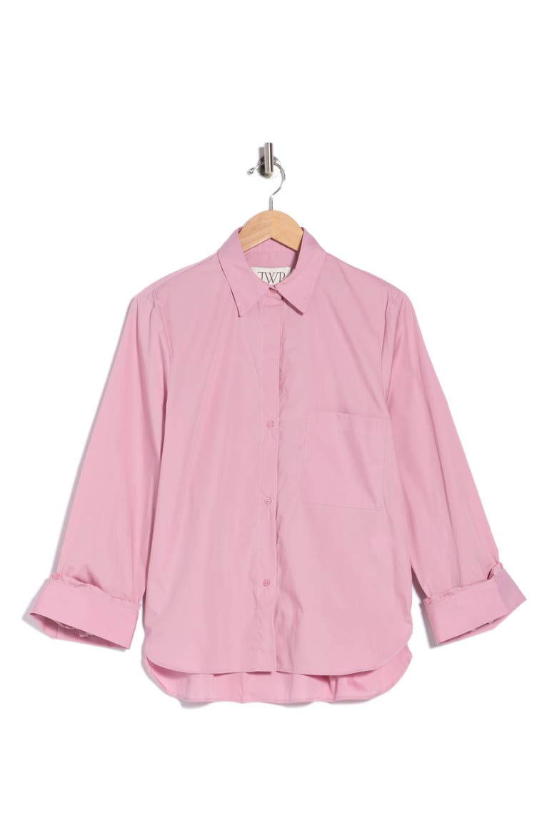 Next Morning Cotton Shirt, Main, color, LILAS