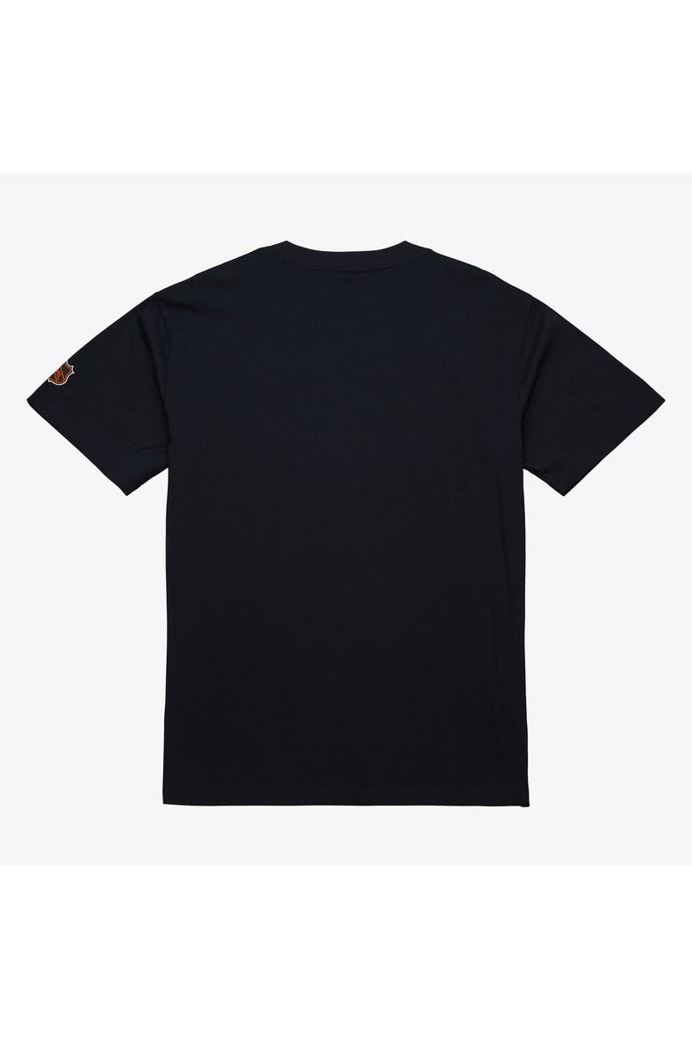 Men's Mitchell & Ness Black Buffalo Sabres Core Vintage Logo T-Shirt, Alternate, color, Black