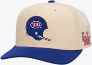 Mitchell & Ness Men's Mitchell & Ness Cream/Navy Ole Miss Rebels Two-Tone Pro Crown Adjustable Hat
