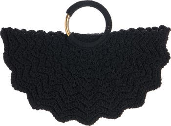 ［大人気！］Chloe BRACELET PARAVENT SMALLBAG CH25US622P2322J Chloé Small Bracelet Paravent Tote Bag In Crochet in Deep