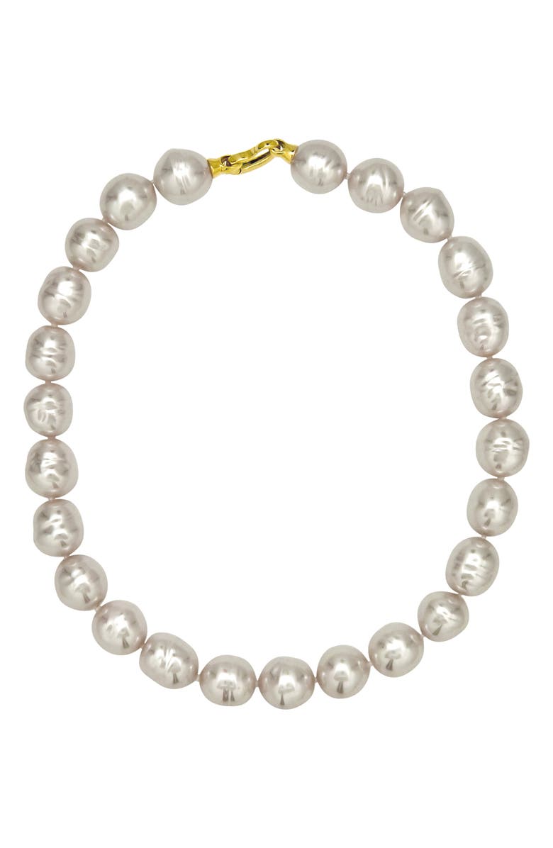 Majorica 14mm Baroque Pearl Necklace, Alternate, color,