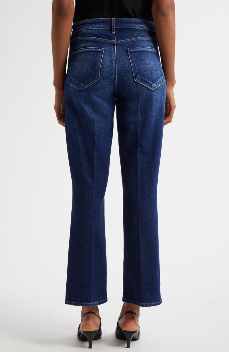 L'AGENCE Tati High Waist Crop Micro Bootcut Jeans, Alternate, color, Haven