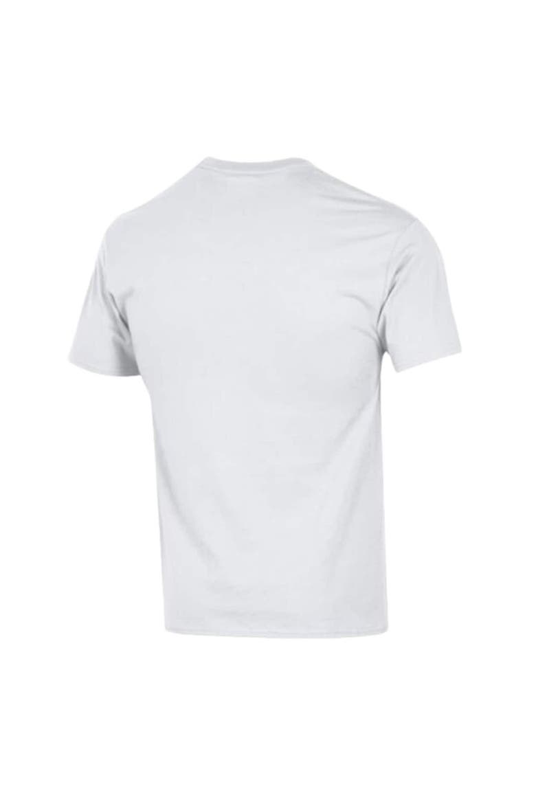 Men's Champion White Miami Dolphins Arch Over Logo T-Shirt, Alternate, color, White
