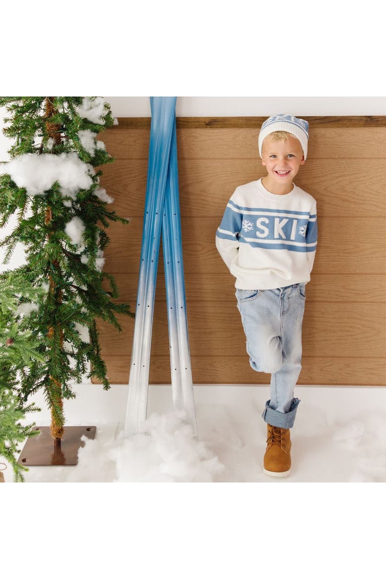 Ski Beanie (little Kid & Big Kid), Alternate, color, Cream