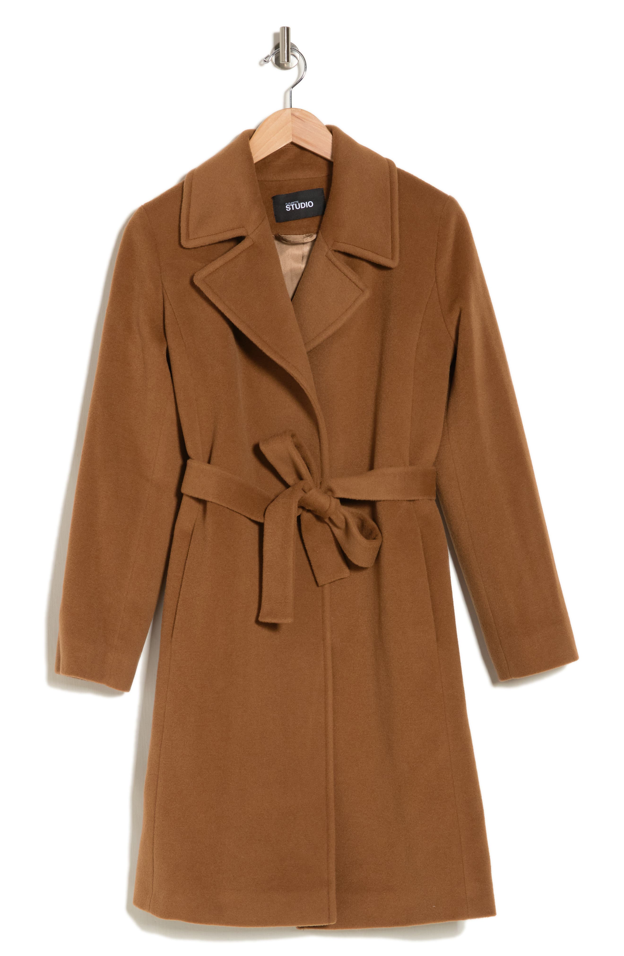 Fleurette Belted Wool Blend Coat (Women) | Nordstromrack