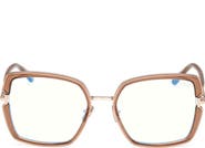 TOM FORD 55mm Square Blue Light Blocking Optical Glasses