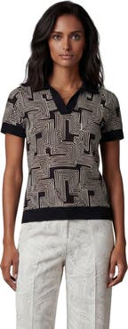 Lords of Harlech Inter Twine Womens Merino Silk Cashmere Polo