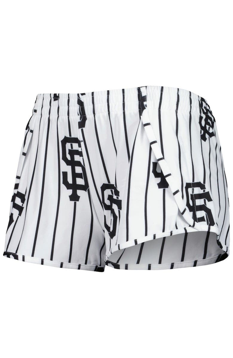 CONCEPTS SPORT Women's Concepts Sport White San Francisco Giants Reel Allover Print Tank Top & Shorts Sleep Set, Alternate, color, White