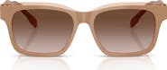 Tory Burch 55mm Rectangular Sunglasses