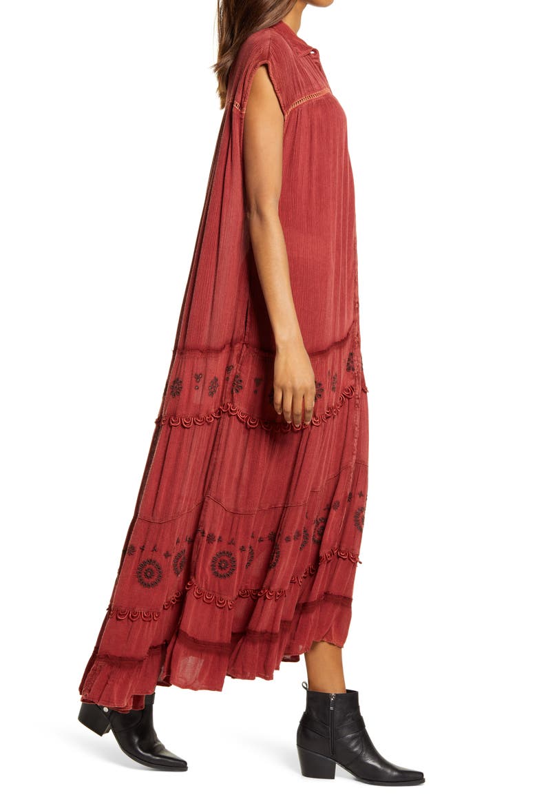 Pretty Cozy Maxi Dress, Alternate, color, BROWN
