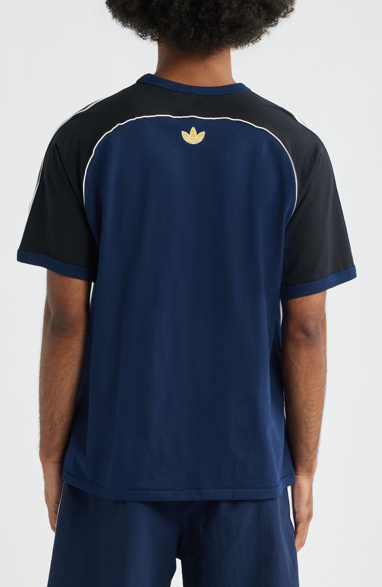 adidas Originals x Brain Dead Cotton Jersey T-Shirt, Alternate, color, Collegiate Navy