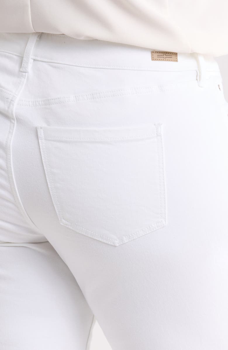 Liverpool Hannah Crop Flare Jeans, Alternate, color, Bright White