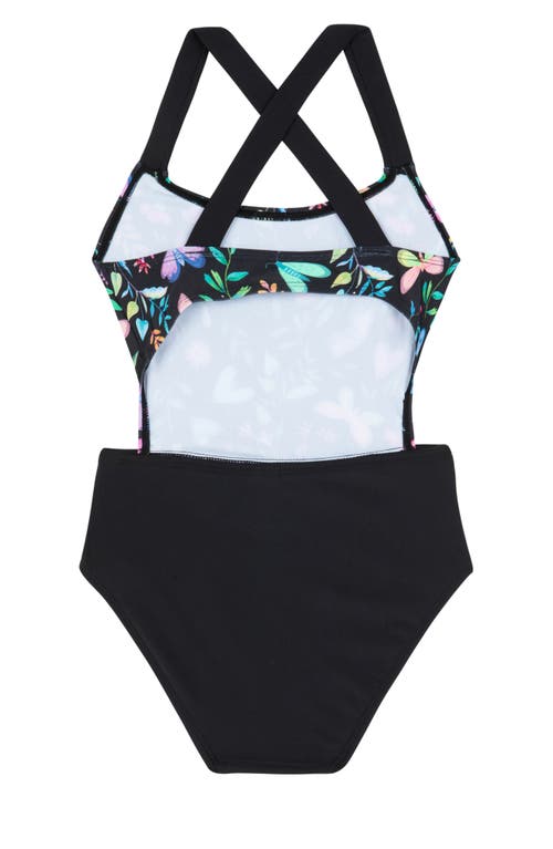 GOTTEX GOTTEX KIDS BUTTERFLY DREAM CUT OUT CROSS STRAP ONE PIECE