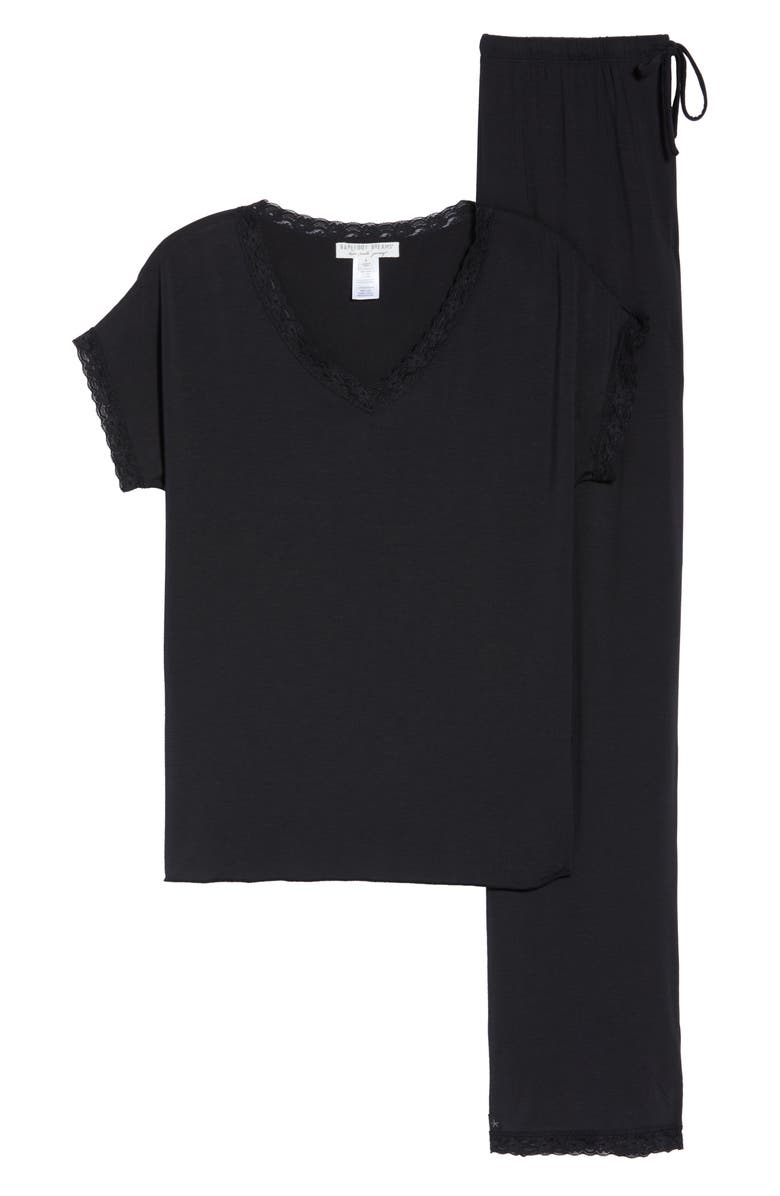 Barefoot Dreams<sup>®</sup> Luxe Jersey Pajamas, Alternate, color,