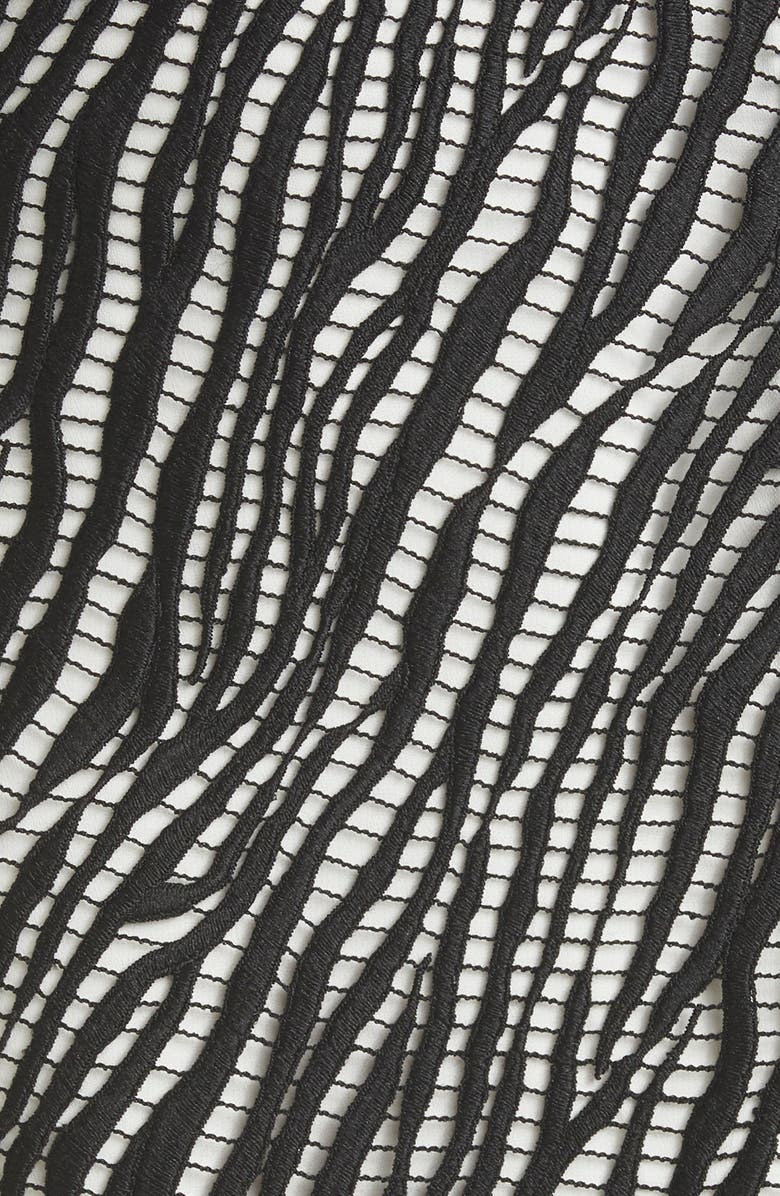 BOSS Vezra Lace Overlay Skirt, Alternate, color, 