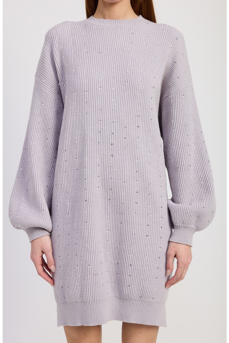 Aracella Long Sleeve Sweater Dress, Alternate, color, LAVENDER