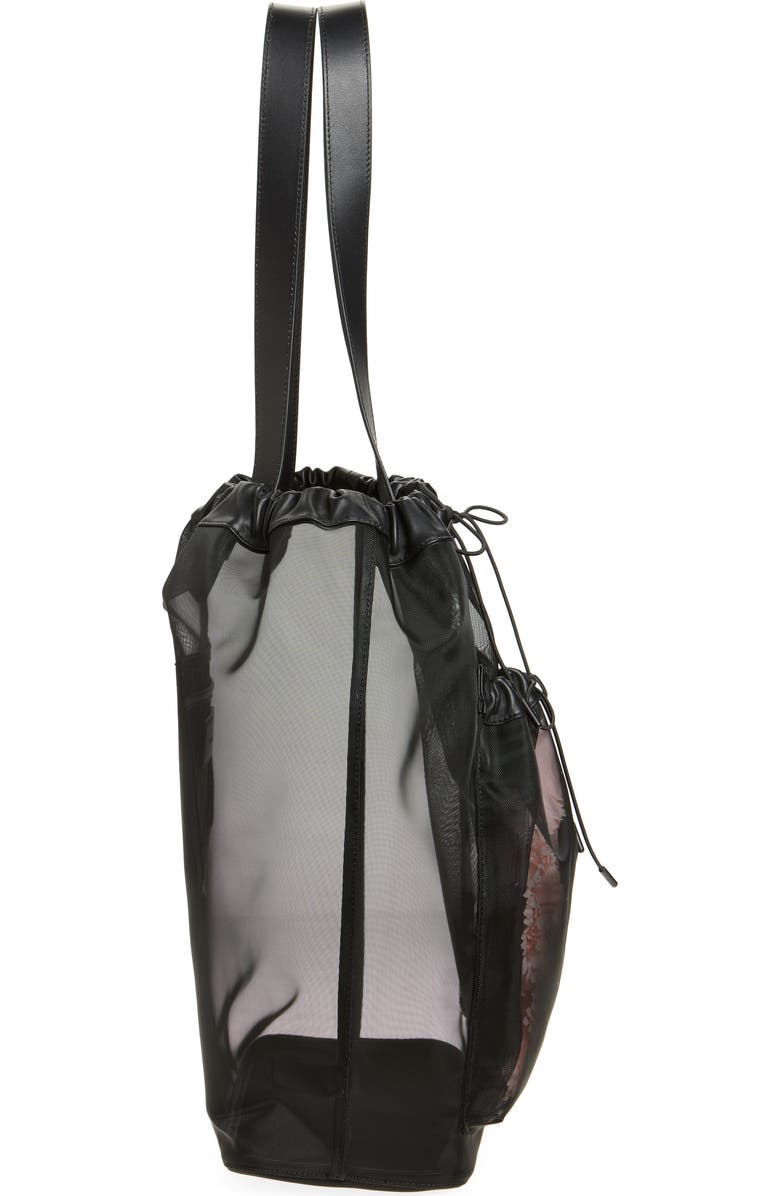 Simone Rocha Carnation Drawstring Tote, Alternate, color,