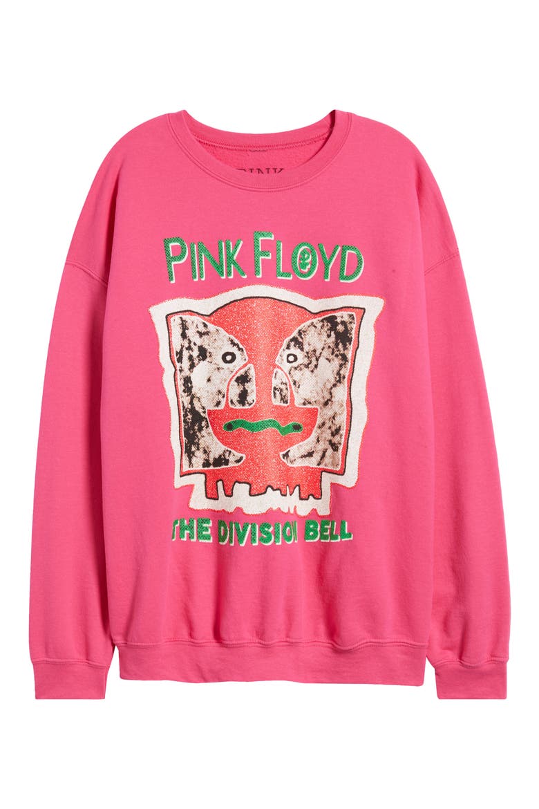 Pink Floyd Division Bell Crewneck Sweatshirt, Alternate, color, PINK