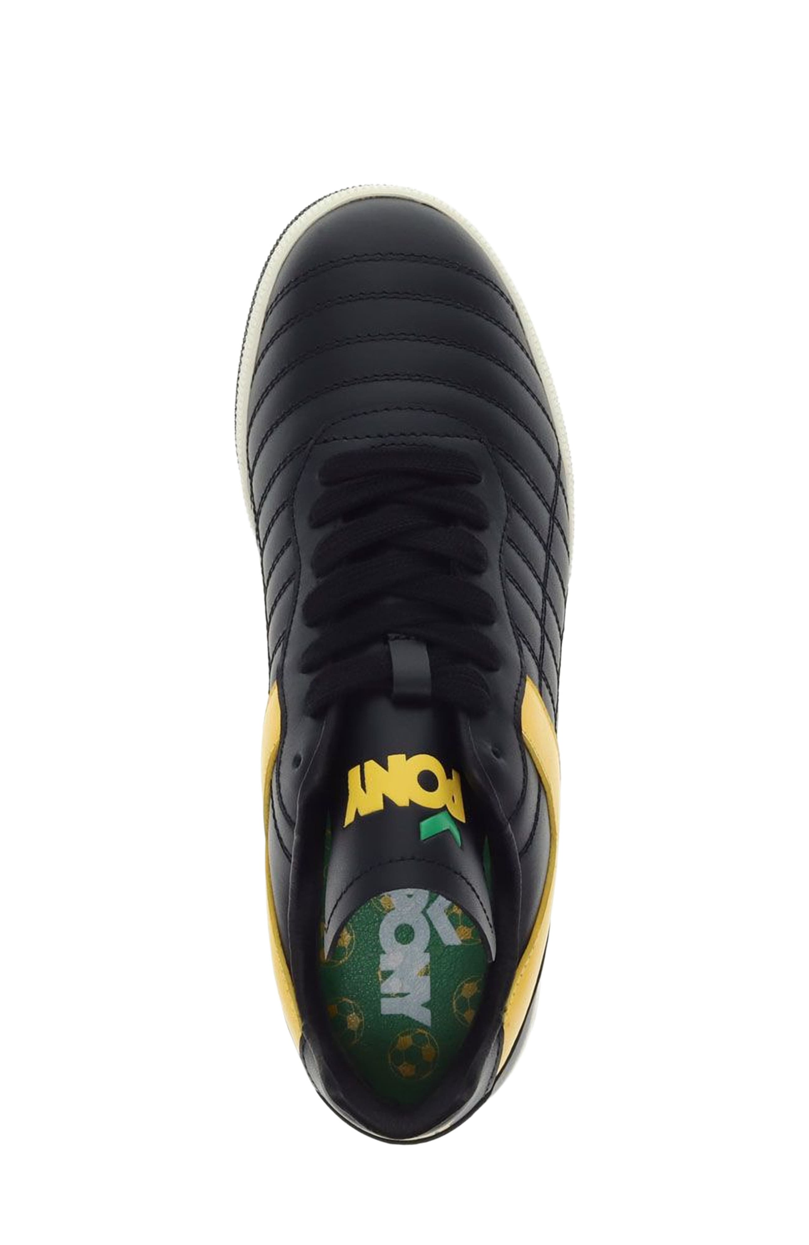 PONY Madrid 82 Sneakers, Alternate, color, Black/Yellow/Green