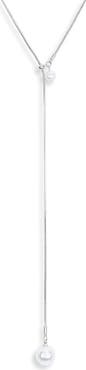 NORDSTROM RACK Demi Fine Faux Pearl Lariat Y-Necklace