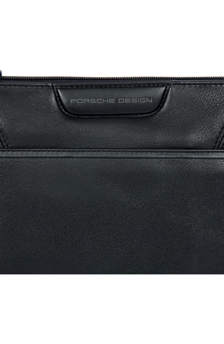 Porsche Design Roadster Leather EVO Clutch Bag, Alternate, color, Black
