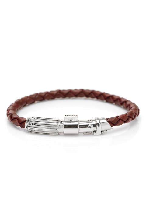Star Wars™ Darth Vader Braided Leather Lightsaber Bracelet