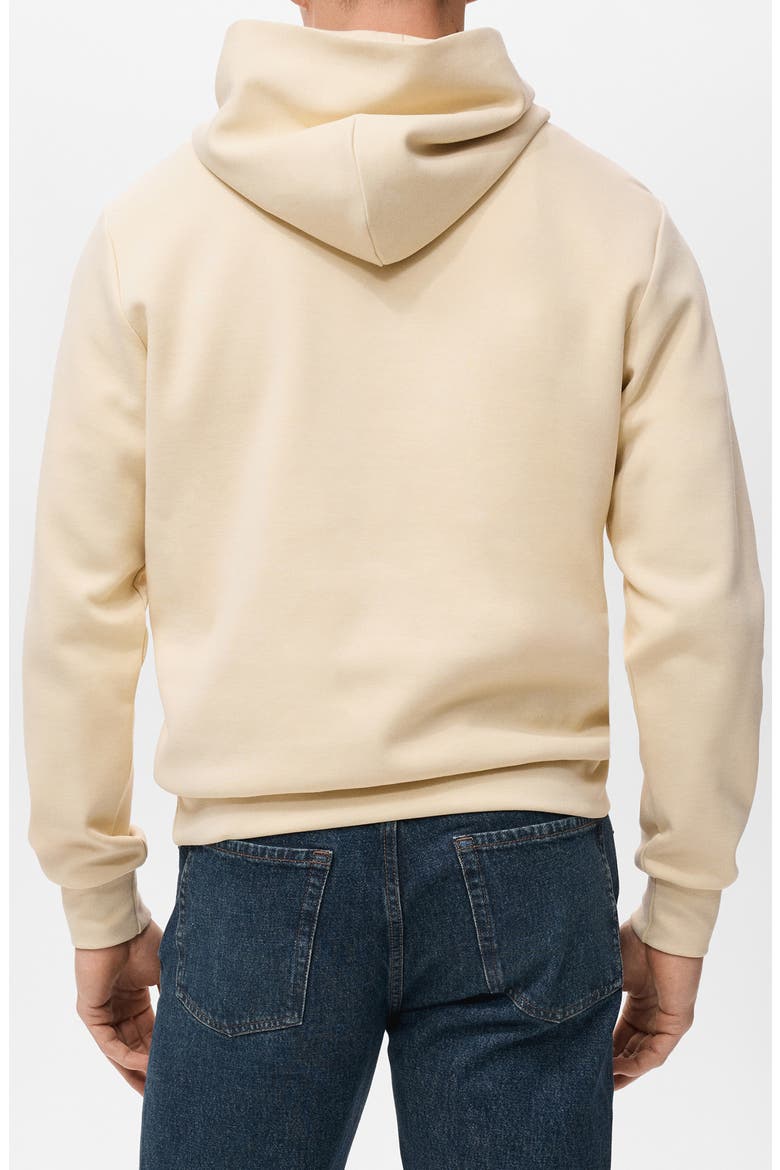 Regular Fit Fleece Hoodie, Alternate, color, ECRU