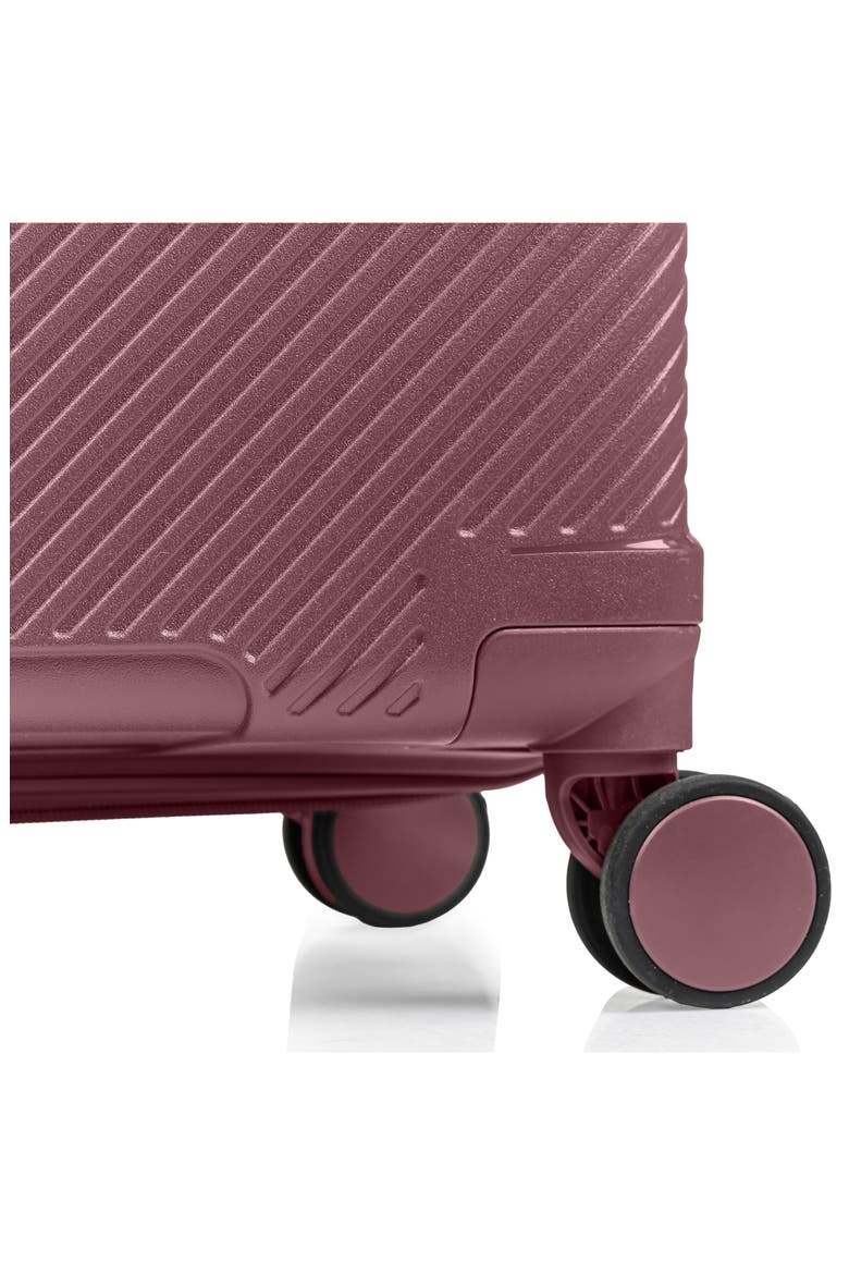 Aura 3-Piece Hardside Luggage Set, Alternate, color, BURGUNDY