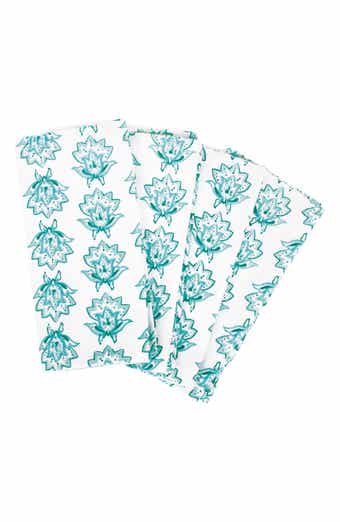 4-Piece Printed Dinner Napkin Set