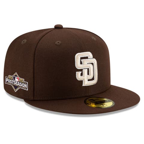 Men's New Era  Brown San Diego Padres 2025 MLB Postseason Side Patch 59FIFTY Fitted Hat