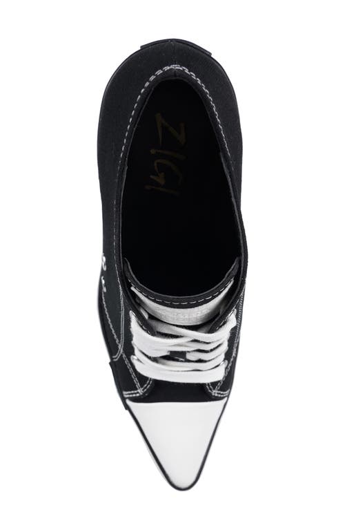Zigi Hally Pointed Toe Platform Pump