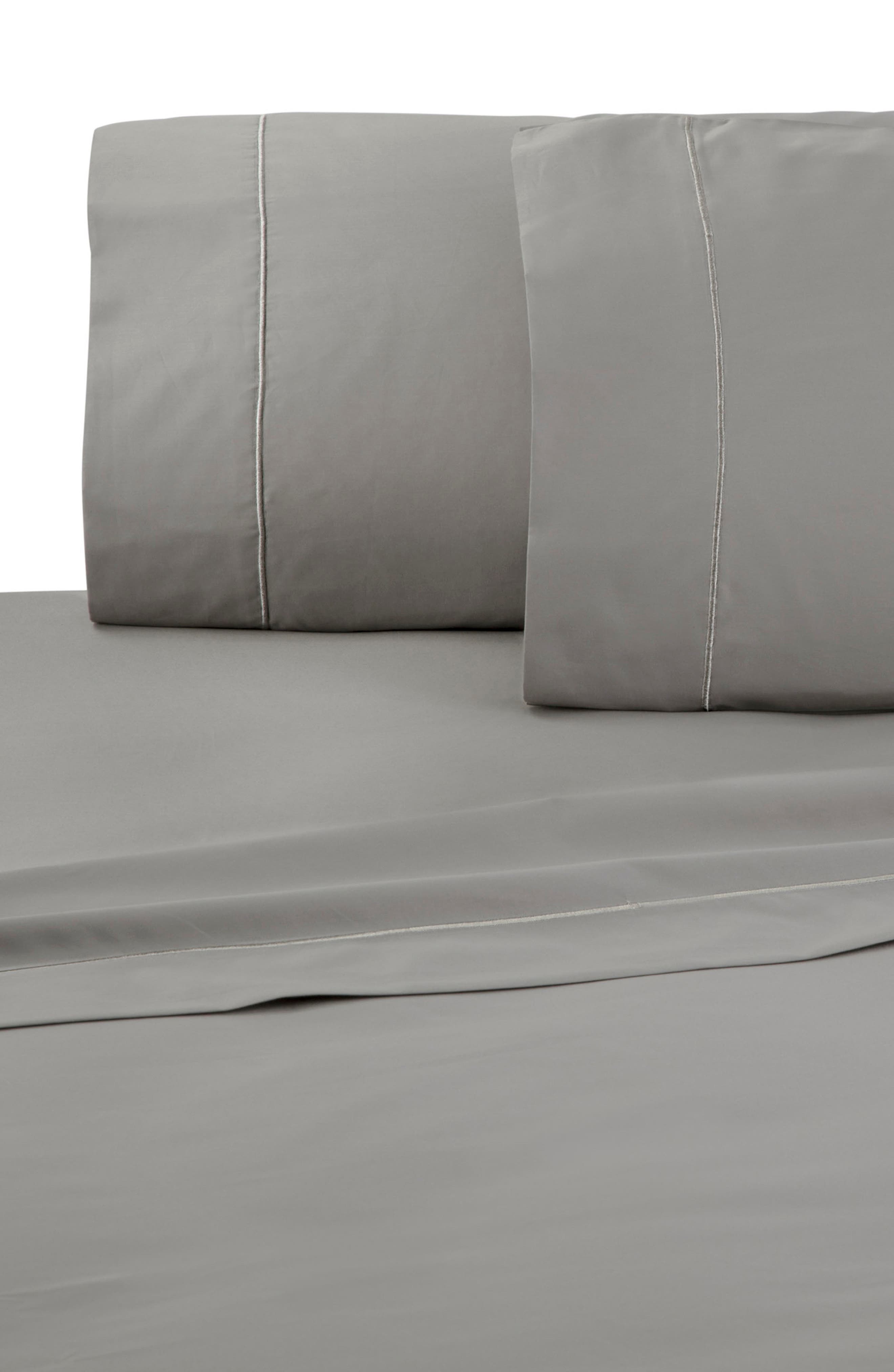Martex Set of 2 Solid 700 Thread Count 100% Supima Cotton Pillowcases