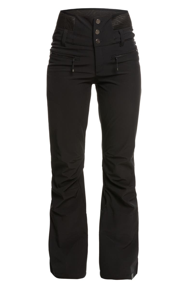 Roxy Rising High Waterproof Shell Snow Pants, Alternate, color,