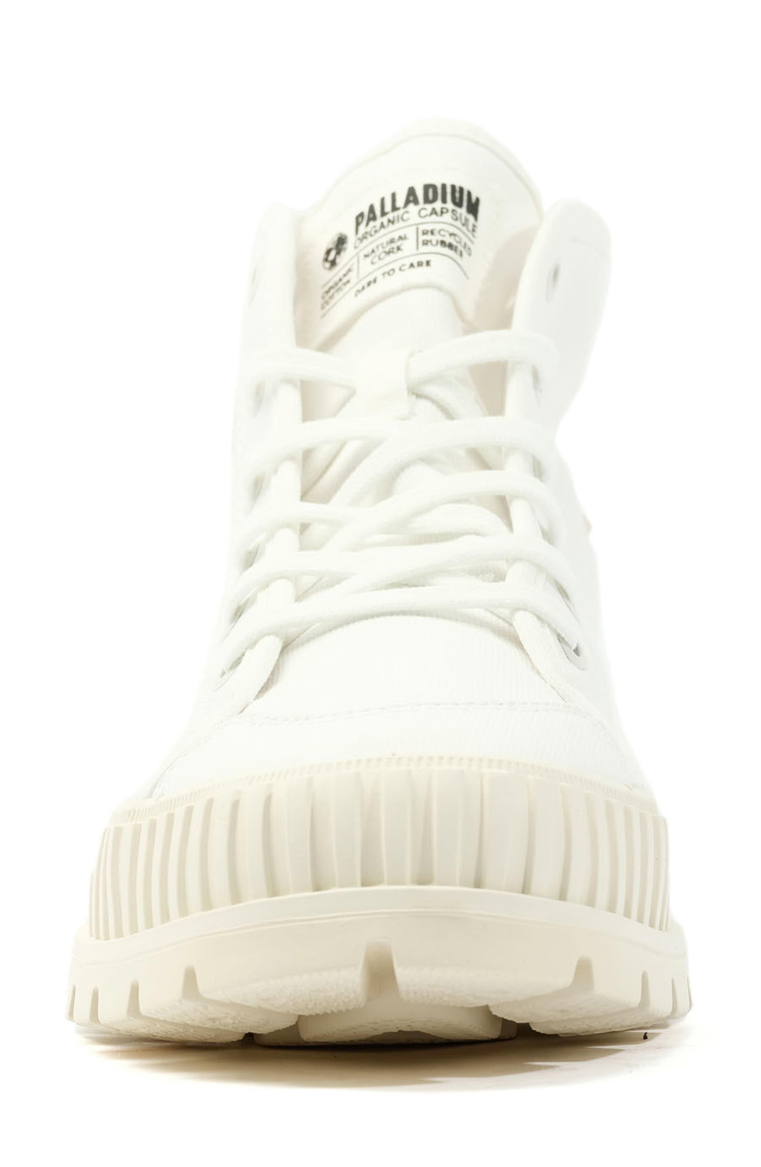 Palladium Pallashock Mid Sneaker, Alternate, color, Star White