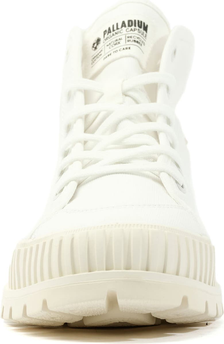 Palladium Pallashock Mid Sneaker, Alternate, color, Star White